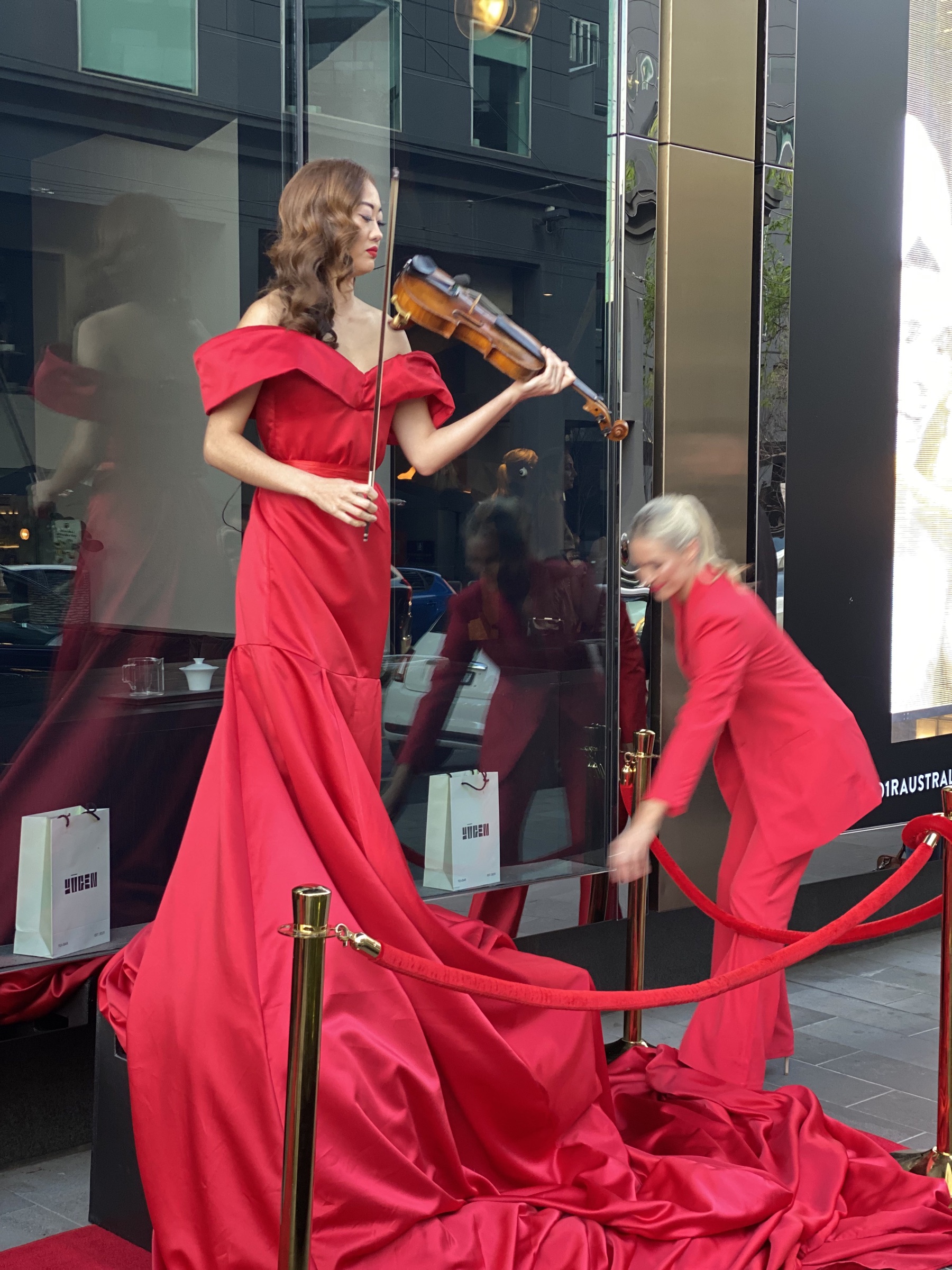 Styled by Beck performers at the Yugen launch